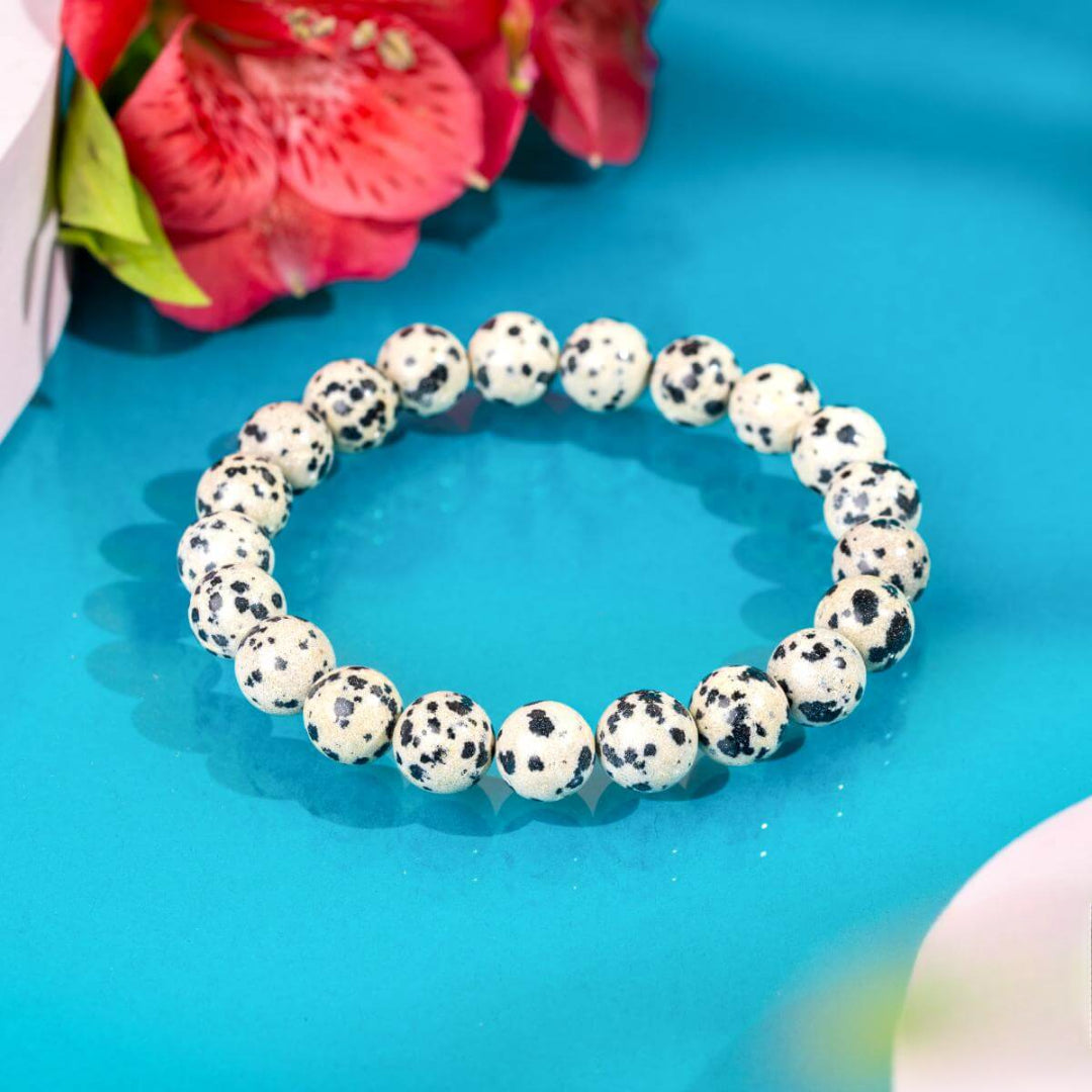 Dalmatian Jasper Joy Bracelet – Playful Spirit