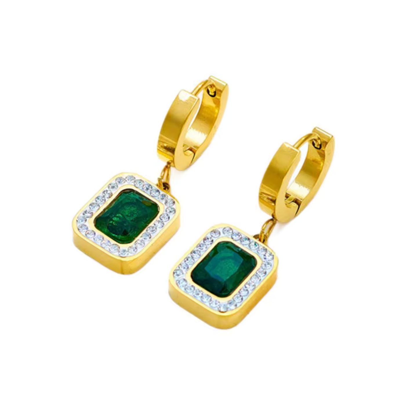 Emerald Square Set – Radiance of Renewal