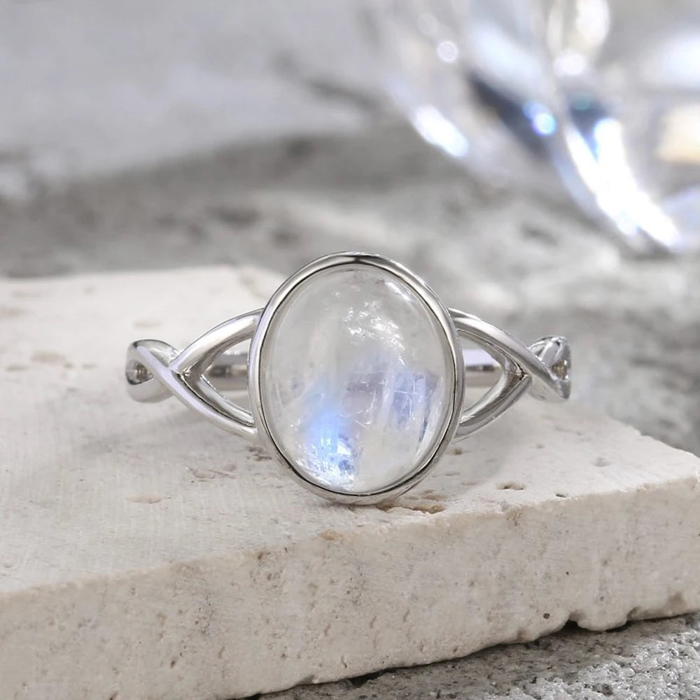Larimar Stone Ring – Tranquility