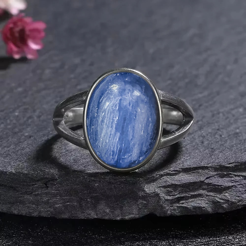 Larimar Stone Ring – Tranquility