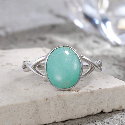 Larimar Stone Ring – Tranquility