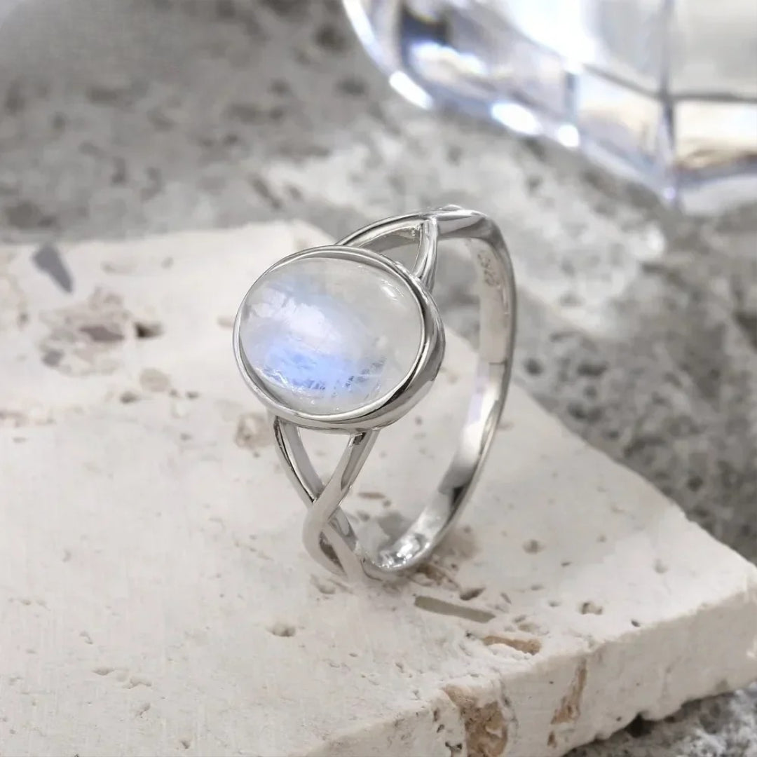 Larimar Stone Ring – Tranquility