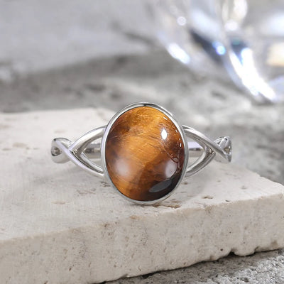 Larimar Stone Ring – Tranquility