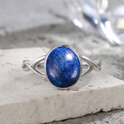Larimar Stone Ring – Tranquility