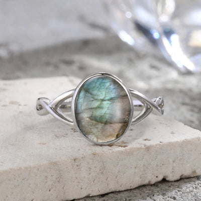 Larimar Stone Ring – Tranquility