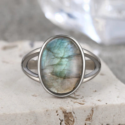 Larimar Stone Ring – Tranquility