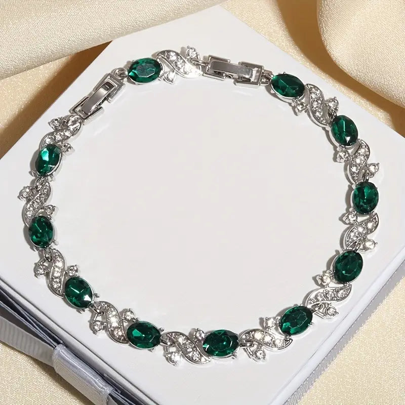 Emerald Wave Bracelet – Flow of Renewal