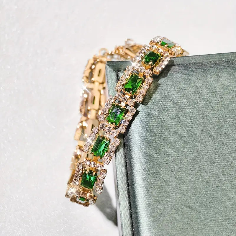 Emerald Elegance Bracelet – Strength in Grace
