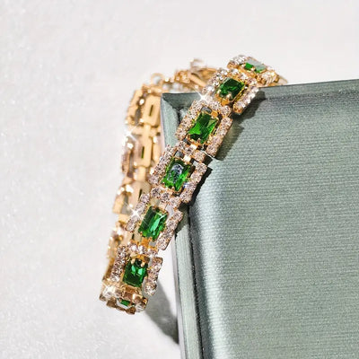 Emerald Elegance Bracelet – Strength in Grace