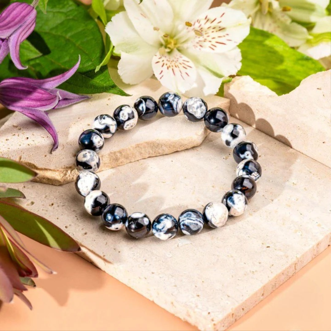 Orca Agate Bracelet – Stone of Inner Peace & Strength