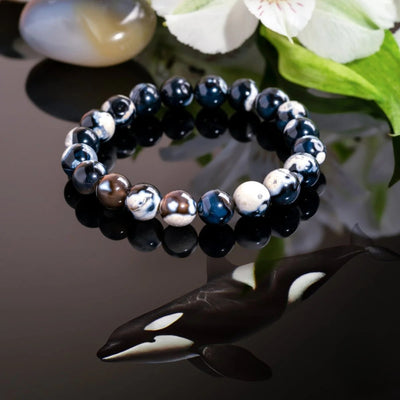 Orca Agate Bracelet – Stone of Inner Peace & Strength