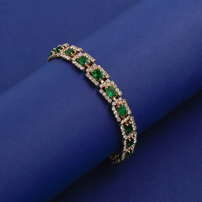 Emerald Elegance Bracelet – Strength in Grace