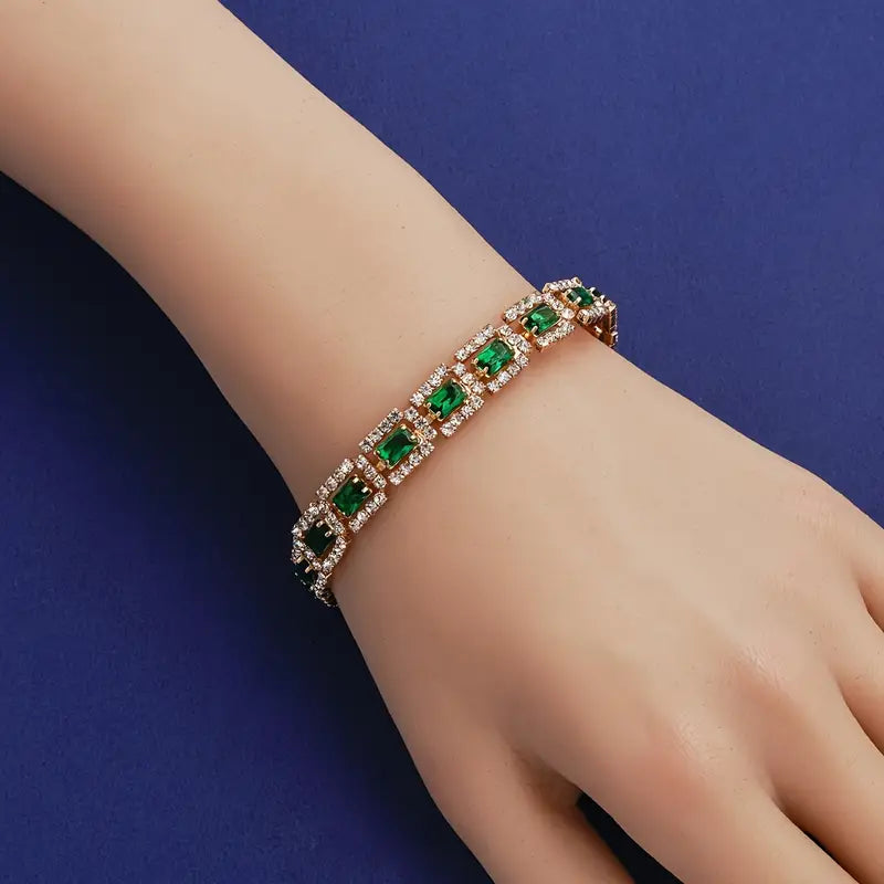 Emerald Elegance Bracelet – Strength in Grace