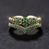 Emerald Crown Ring – Power & Grace