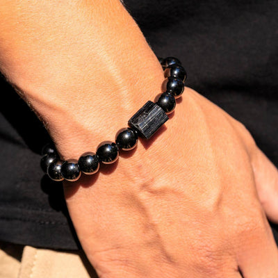 Black Tourmaline Protection Bracelet - Shield of Serenity