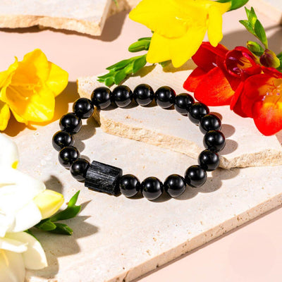 Black Tourmaline Protection Bracelet - Shield of Serenity
