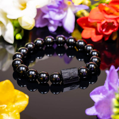 Black Tourmaline Protection Bracelet - Shield of Serenity