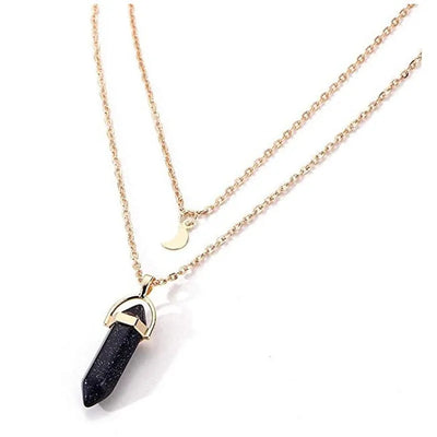 Celestial Crystal Point Necklace – Strength & Serenity