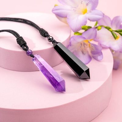 Amethyst Point Necklace – Clarity & Calm
