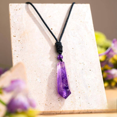 Amethyst Point Necklace – Clarity & Calm