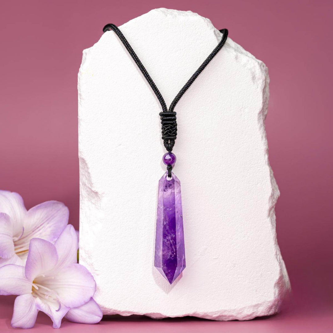 Amethyst Point Necklace – Clarity & Calm