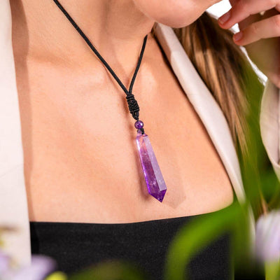 Amethyst Point Necklace – Clarity & Calm