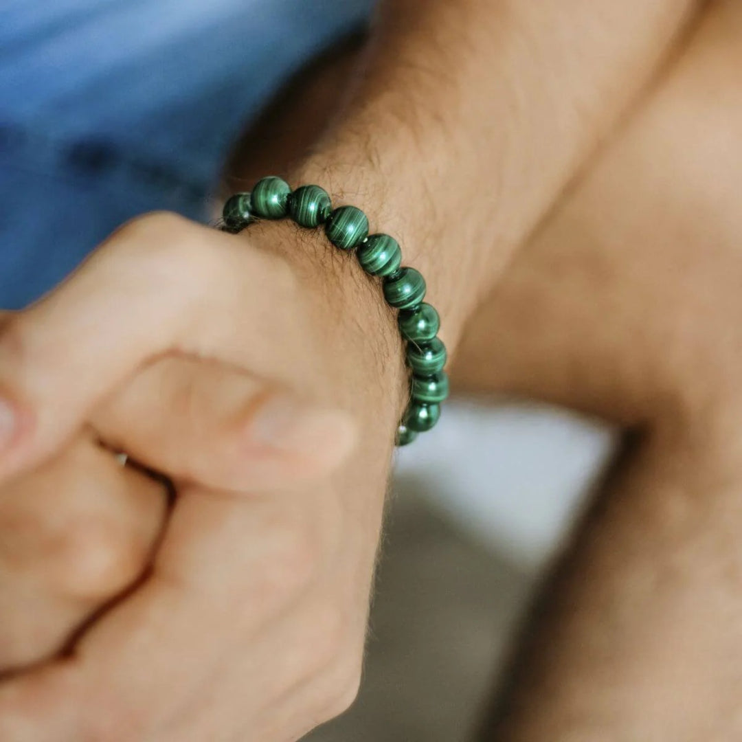 Malachite Bracelet – Guardian of Transformation
