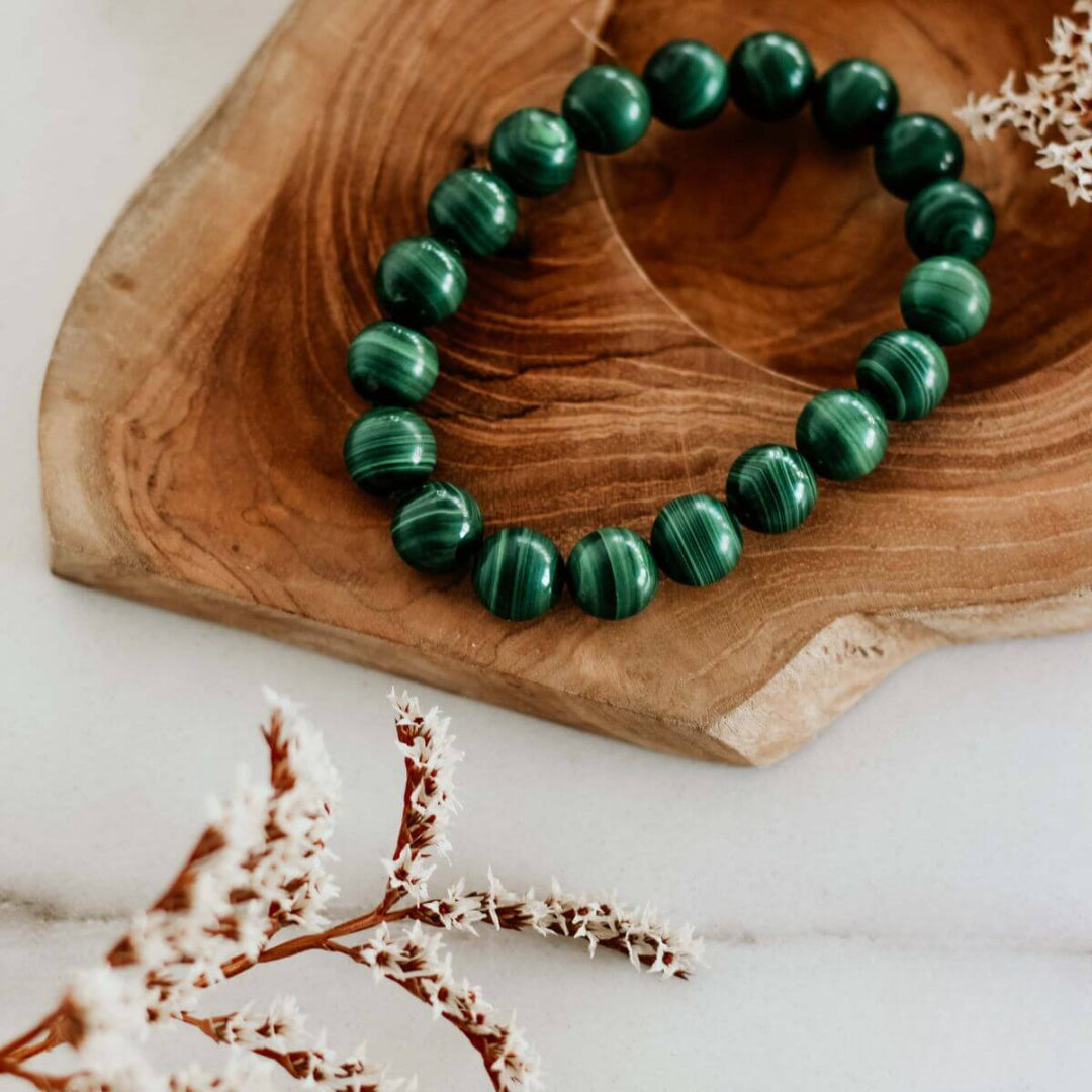 Malachite Bracelet – Guardian of Transformation