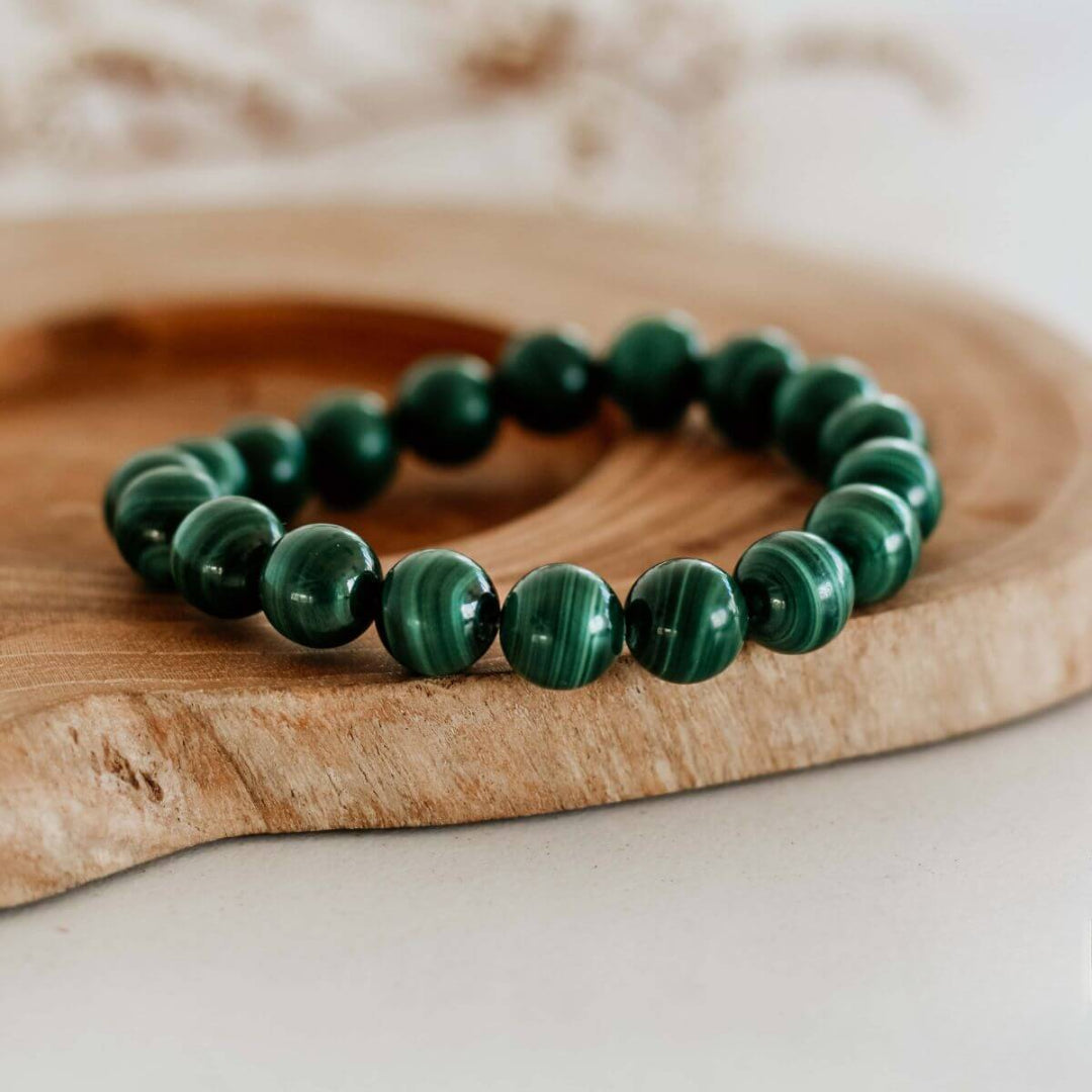 Malachite Bracelet – Guardian of Transformation