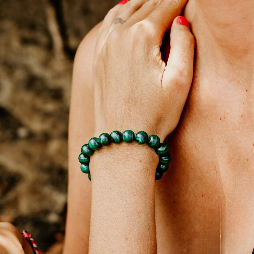 Malachite Bracelet – Guardian of Transformation