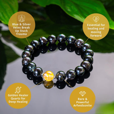 Obsidian & Citrine Harmony Bracelet – Radiance & Protection