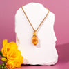 Golden Radiance Necklace – Citrine Crystal of Joy
