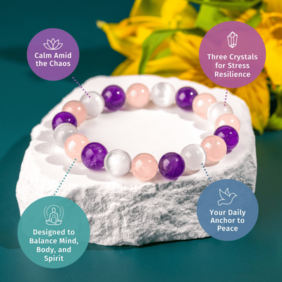 Amethyst Rose Quartz Bracelet – Love & Light